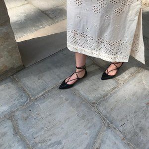 Aquazzura Classic Christy Flats- Size 6